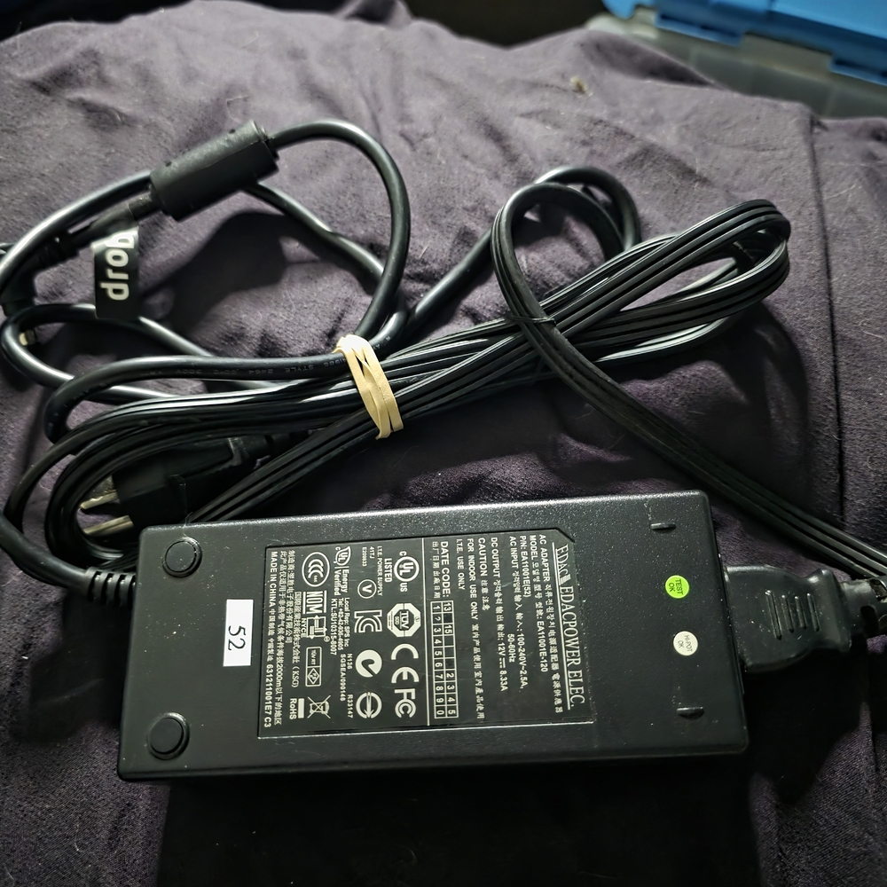 Black Laptop Power Adapter